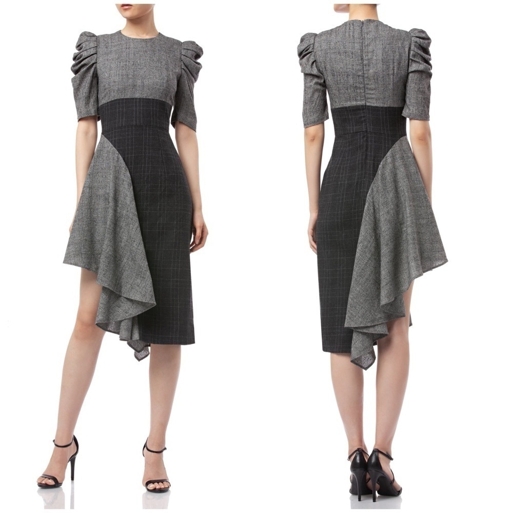 AUMR Uma Dress In Gray Charcoal